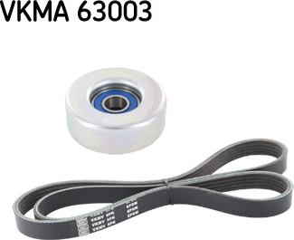 SKF VKMA 63003 - Поликлиновый ременный комплект autospares.lv