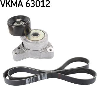 SKF VKMA 63012 - Поликлиновый ременный комплект autospares.lv