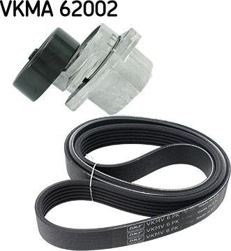 SKF VKMA 62002 - Поликлиновый ременный комплект autospares.lv