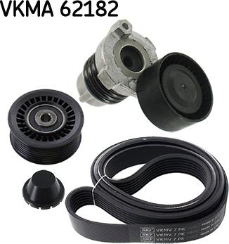 SKF VKMA 62182 - Поликлиновый ременный комплект autospares.lv