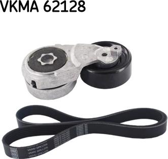 SKF VKMA 62128 - Поликлиновый ременный комплект autospares.lv