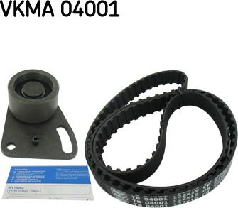 SKF VKMA 04001 - Комплект зубчатого ремня ГРМ autospares.lv