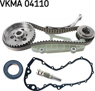 SKF VKMA 04110 - Комплект зубчатого ремня ГРМ autospares.lv