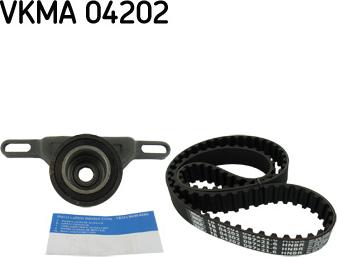 SKF VKMA 04202 - Комплект зубчатого ремня ГРМ autospares.lv