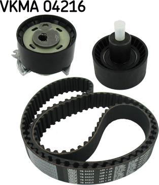 SKF VKMA 04216 - Комплект зубчатого ремня ГРМ autospares.lv