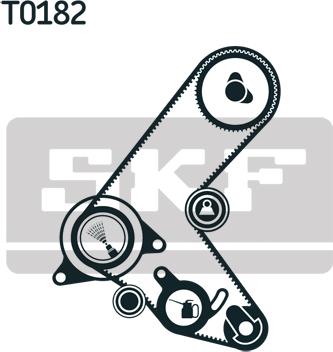 SKF VKMA 05606 - Комплект зубчатого ремня ГРМ autospares.lv