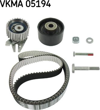 SKF VKMA 05194 - Комплект зубчатого ремня ГРМ autospares.lv