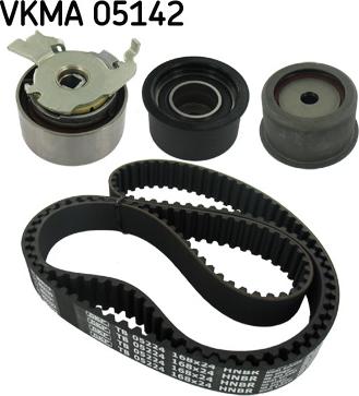 SKF VKMA 05142 - Комплект зубчатого ремня ГРМ autospares.lv