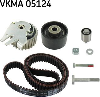 SKF VKMA 05124 - Комплект зубчатого ремня ГРМ autospares.lv