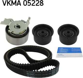 SKF VKMA 05228 - Комплект зубчатого ремня ГРМ autospares.lv