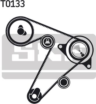 SKF VKMC 06501 - Водяной насос + комплект зубчатого ремня ГРМ autospares.lv