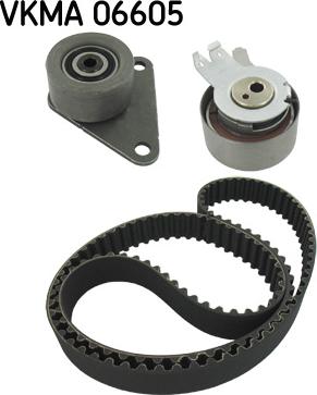 SKF VKMA 06605 - Комплект зубчатого ремня ГРМ autospares.lv