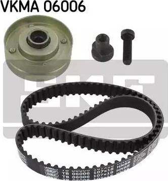 SKF VKMA 06006 - Комплект зубчатого ремня ГРМ autospares.lv