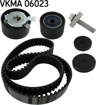 SKF VKMA 06023 - Комплект зубчатого ремня ГРМ autospares.lv