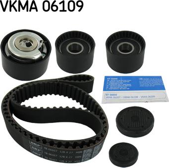 SKF VKMA 06109 - Комплект зубчатого ремня ГРМ autospares.lv