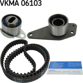 SKF VKMA 06103 - Комплект зубчатого ремня ГРМ autospares.lv