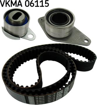 SKF VKMA 06115 - Комплект зубчатого ремня ГРМ autospares.lv