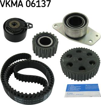 SKF VKMA 06137 - Комплект зубчатого ремня ГРМ autospares.lv