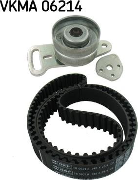 SKF VKMA 06214 - Комплект зубчатого ремня ГРМ autospares.lv