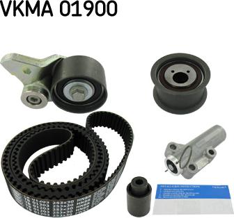 SKF VKMA 01900 - Комплект зубчатого ремня ГРМ autospares.lv