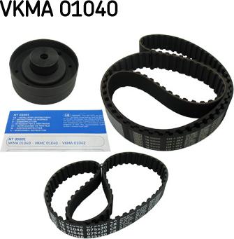 SKF VKMA 01040 - Комплект зубчатого ремня ГРМ autospares.lv