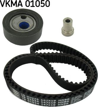 SKF VKMA 01050 - Комплект зубчатого ремня ГРМ autospares.lv