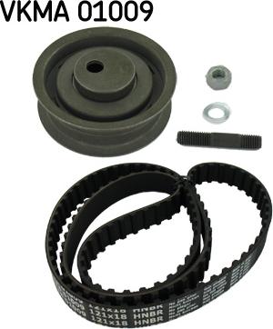 SKF VKMA 01009 - Комплект зубчатого ремня ГРМ autospares.lv