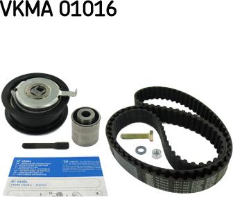 SKF VKMA 01016 - Комплект зубчатого ремня ГРМ autospares.lv