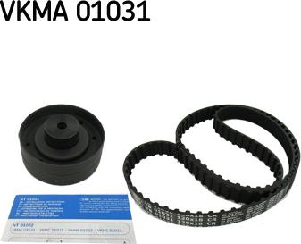 SKF VKMA 01031 - Комплект зубчатого ремня ГРМ autospares.lv