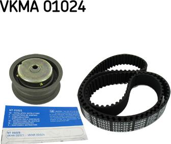 SKF VKMA 01024 - Комплект зубчатого ремня ГРМ autospares.lv