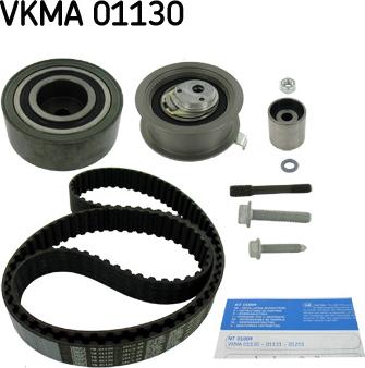 SKF VKMA 01130 - Комплект зубчатого ремня ГРМ autospares.lv