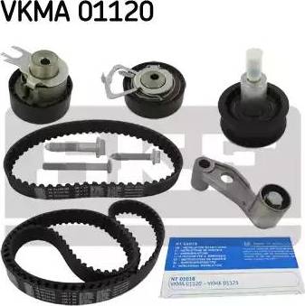 SKF VKMA 01120 - Комплект зубчатого ремня ГРМ autospares.lv