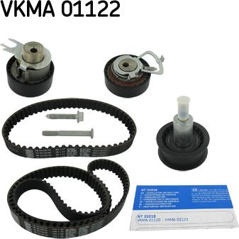 SKF VKMA 01122 - Комплект зубчатого ремня ГРМ autospares.lv