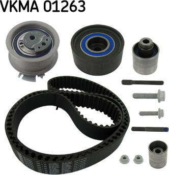SKF VKMA 01263 - Комплект зубчатого ремня ГРМ autospares.lv