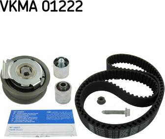 SKF VKMA 01222 - Комплект зубчатого ремня ГРМ autospares.lv