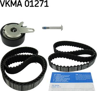 SKF VKMA 01271 - Комплект зубчатого ремня ГРМ autospares.lv