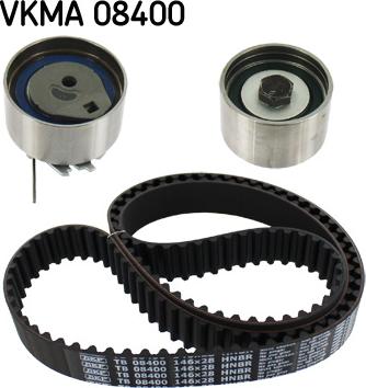 SKF VKMA 08400 - Комплект зубчатого ремня ГРМ autospares.lv