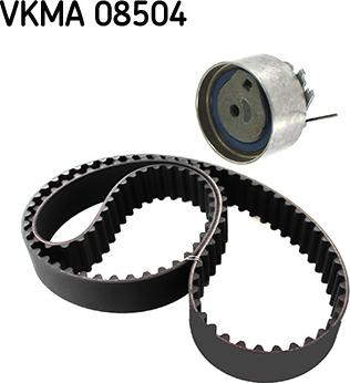 SKF VKMA 08504 - Комплект зубчатого ремня ГРМ autospares.lv