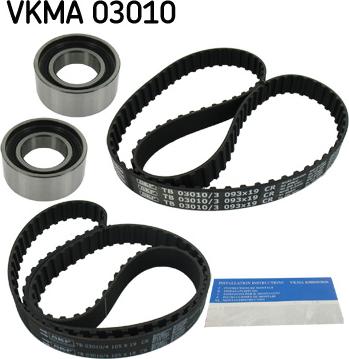 SKF VKMA 03010 - Комплект зубчатого ремня ГРМ autospares.lv