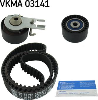 SKF VKMA 03141 - Комплект зубчатого ремня ГРМ autospares.lv