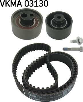 SKF VKMA 03130 - Комплект зубчатого ремня ГРМ autospares.lv