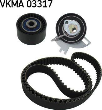 SKF VKMA 03317 - Комплект зубчатого ремня ГРМ autospares.lv