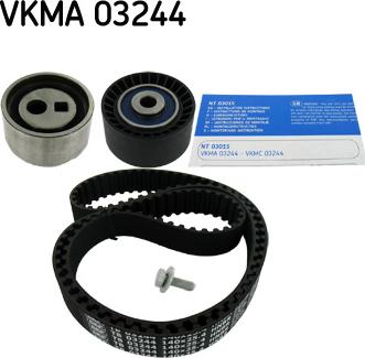SKF VKMA 03244 - Комплект зубчатого ремня ГРМ autospares.lv