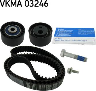SKF VKMA 03246 - Комплект зубчатого ремня ГРМ autospares.lv
