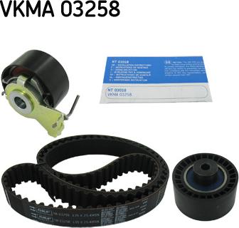 SKF VKMA 03258 - Комплект зубчатого ремня ГРМ autospares.lv