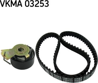 SKF VKMA 03253 - Комплект зубчатого ремня ГРМ autospares.lv