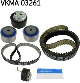 SKF VKMA 03261 - Комплект зубчатого ремня ГРМ autospares.lv