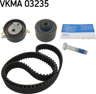 SKF VKMA 03235 - Комплект зубчатого ремня ГРМ autospares.lv