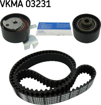 SKF VKMA 03231 - Комплект зубчатого ремня ГРМ autospares.lv