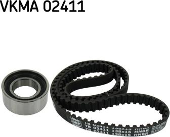 SKF VKMA 02411 - Комплект зубчатого ремня ГРМ autospares.lv